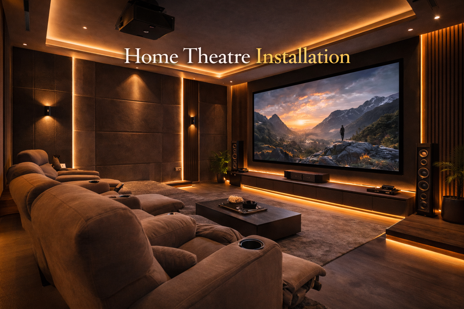 Smart Home Theatre Installation