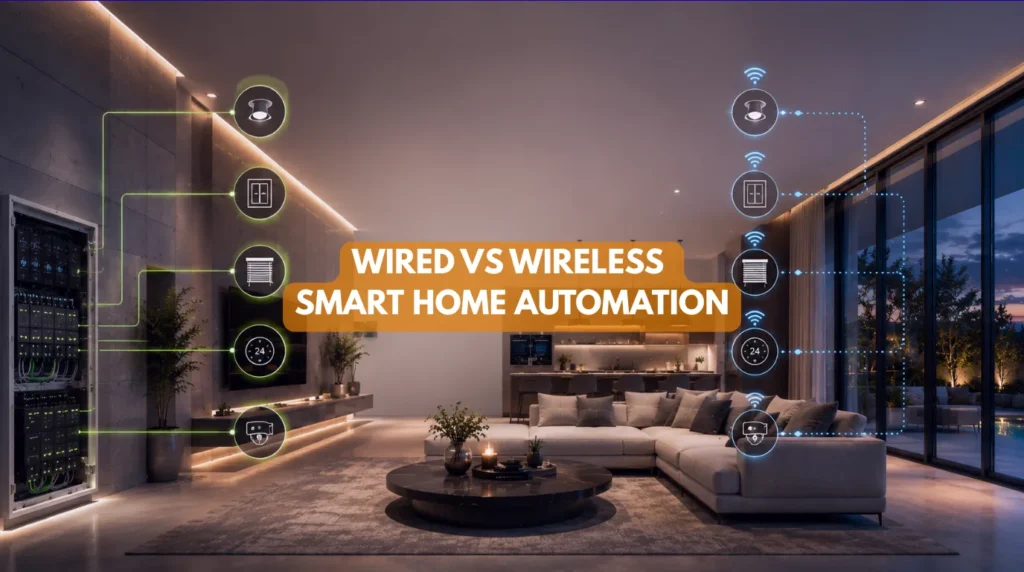 Benefits of Wired vs Wireless Smart Home Automation for Luxury Villas