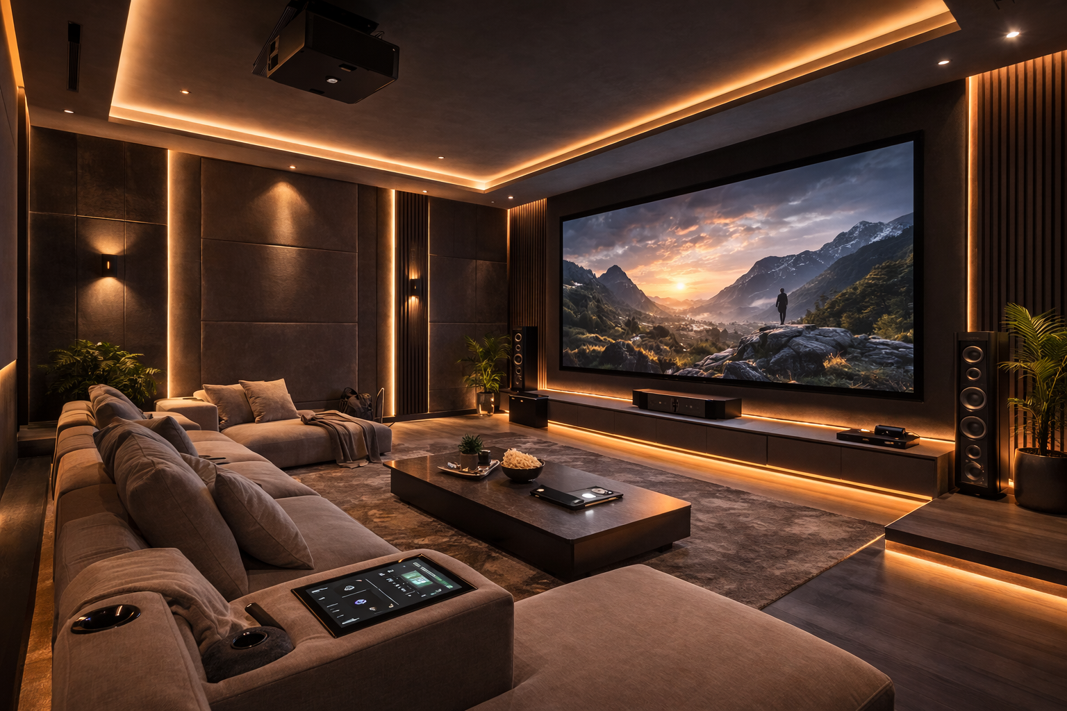 Future-Ready Homes with luxury home theatre room