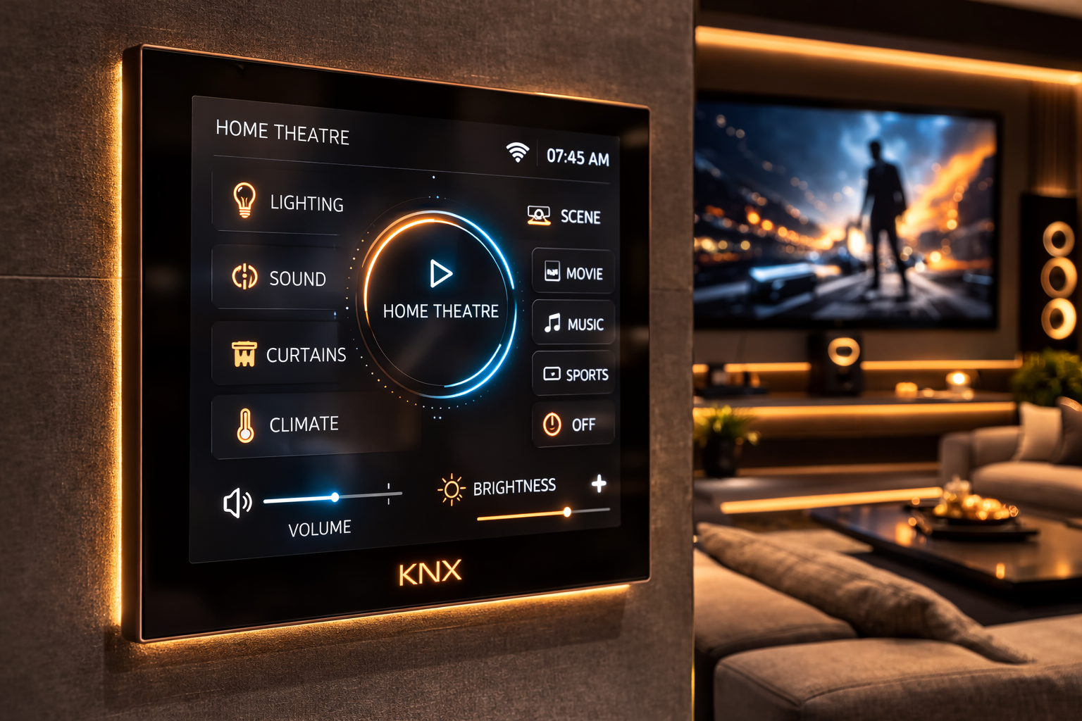 smart home control panel
