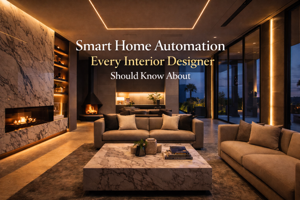 Smart Home Automation Every Interior Designer Should Know About