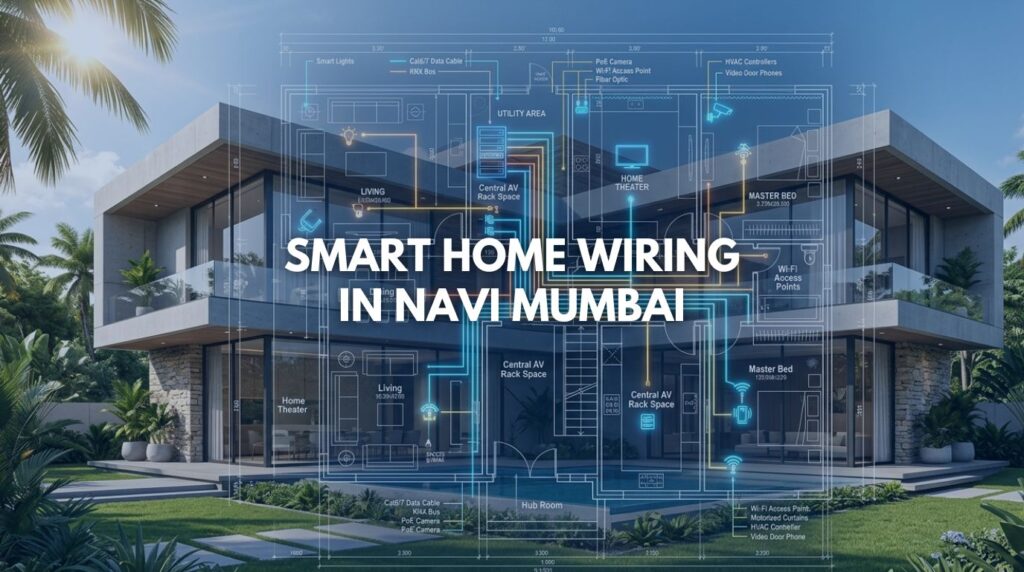 A comprehensive smart home wiring plan for a new-build luxury bungalow.