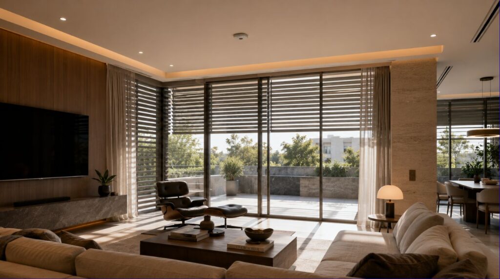 Daylight harvesting lux sensor dimming architectural lighting for continuous knx energy savings