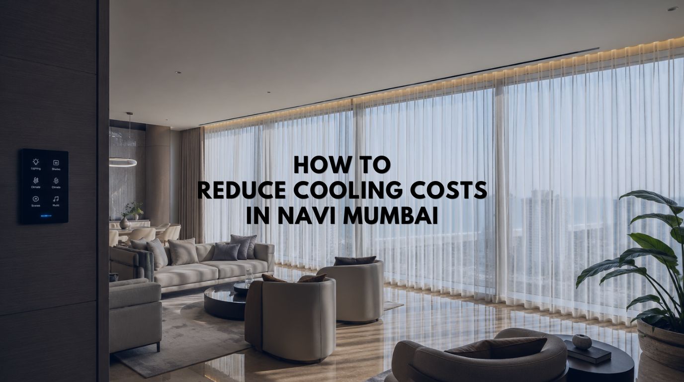 Reducing cooling costs in Navi Mumbai high-rise with automated cooling and shading.