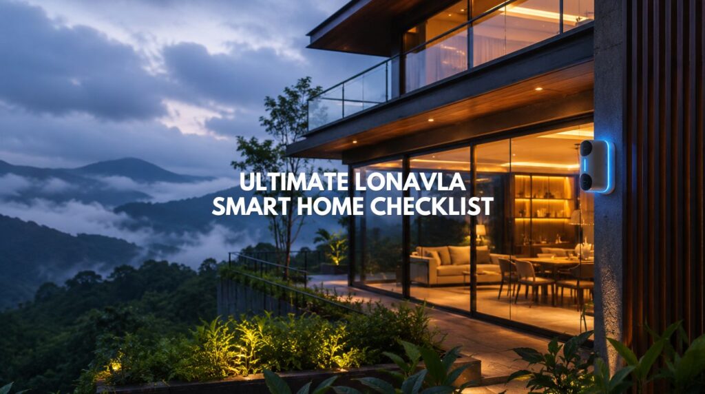 Ultimate 2026 smart home checklist for luxury Lonavla retreats.