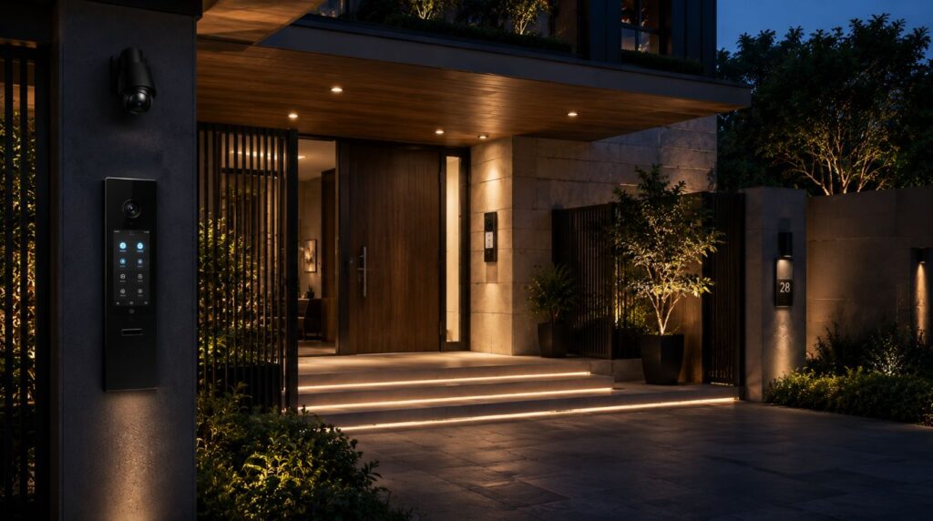 Scalable smart home adding cameras smart locks and security monitoring systems