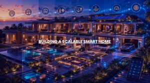 Scalable smart home evolving from basic automation into a fully integrated luxury residence