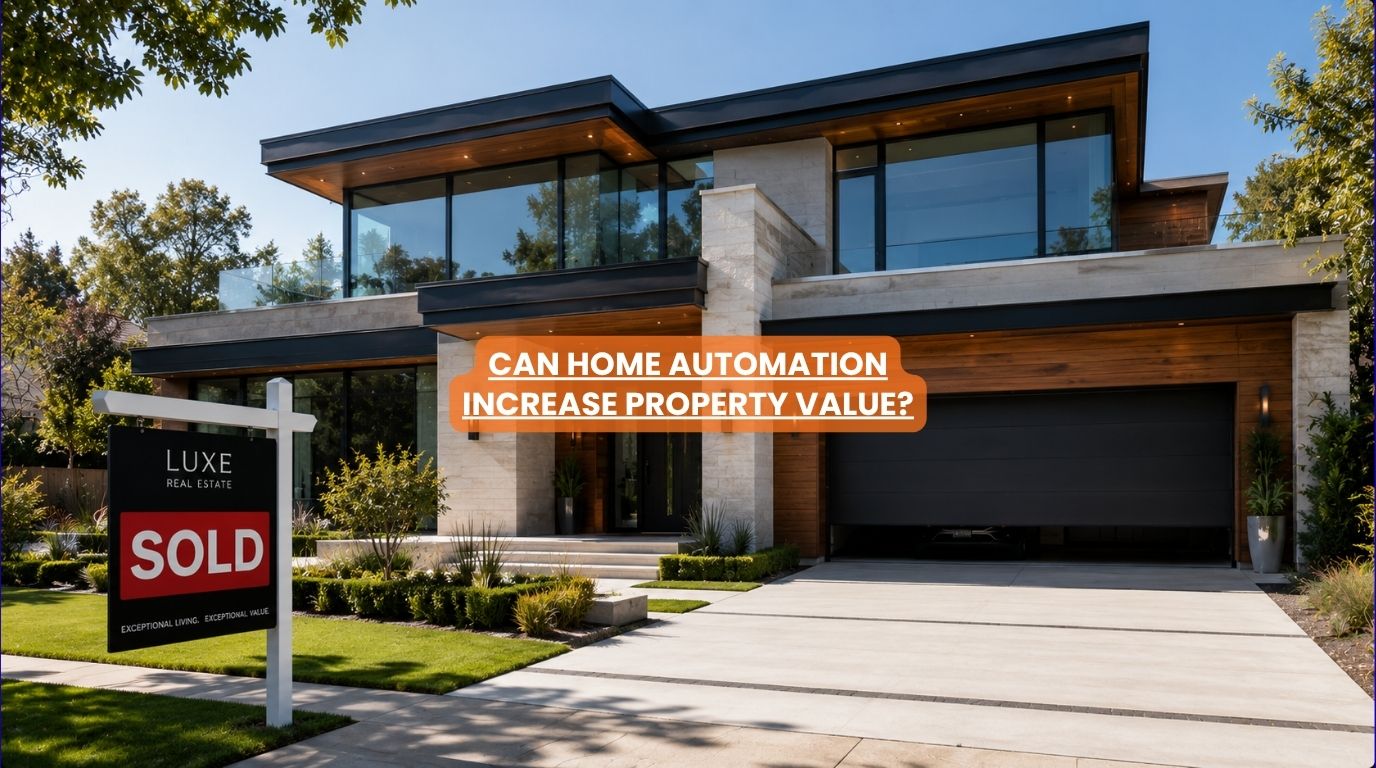 A beautiful modern residential estate showcasing premium real estate appeal and high smart home value