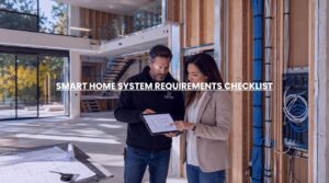 A comprehensive pre construction planning session addressing core smart home system requirements for structural automation