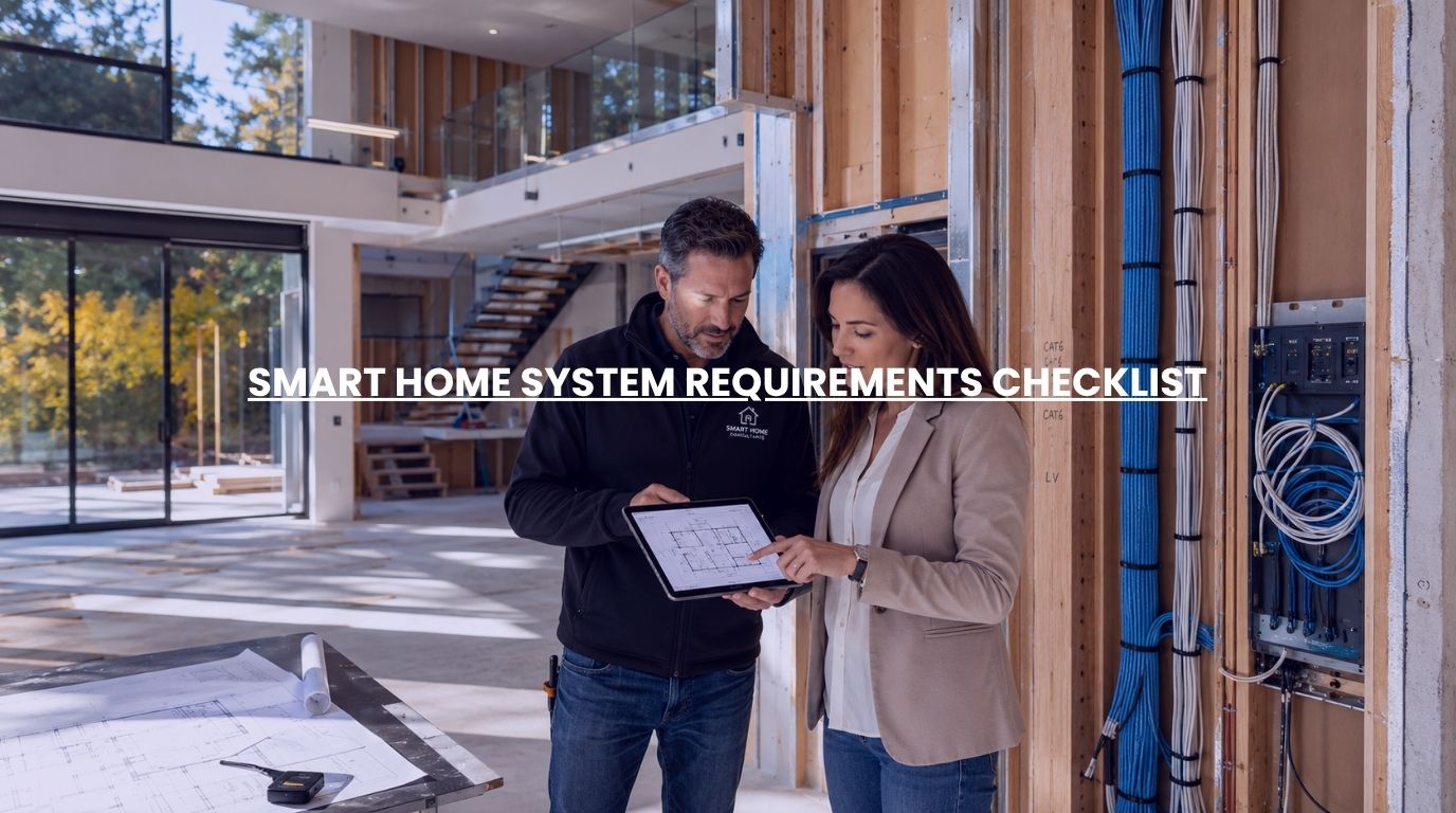 A comprehensive pre construction planning session addressing core smart home system requirements for structural automation