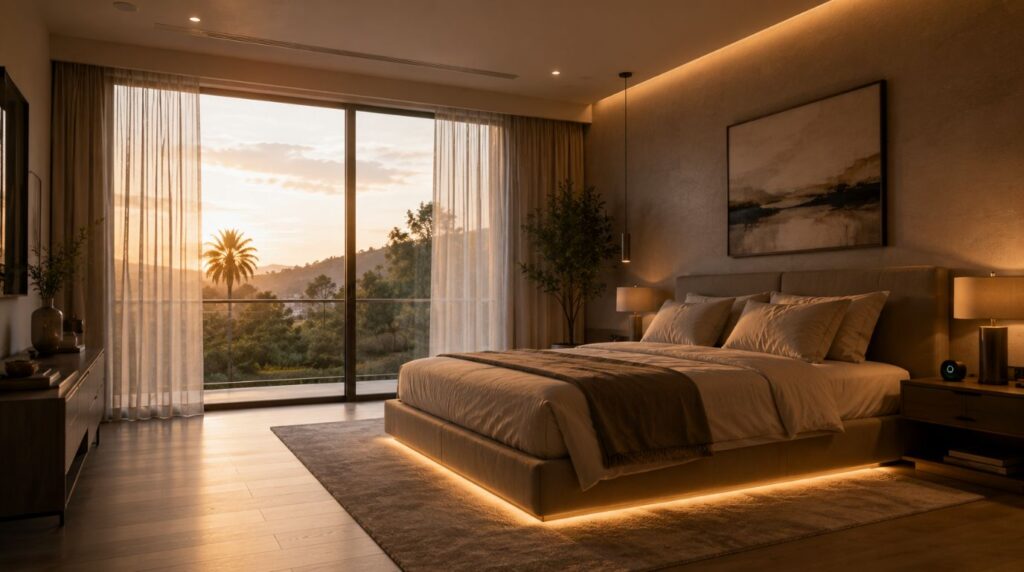 Automated morning routine scenes showing why everyday luxury makes smart home automation worth the setup
