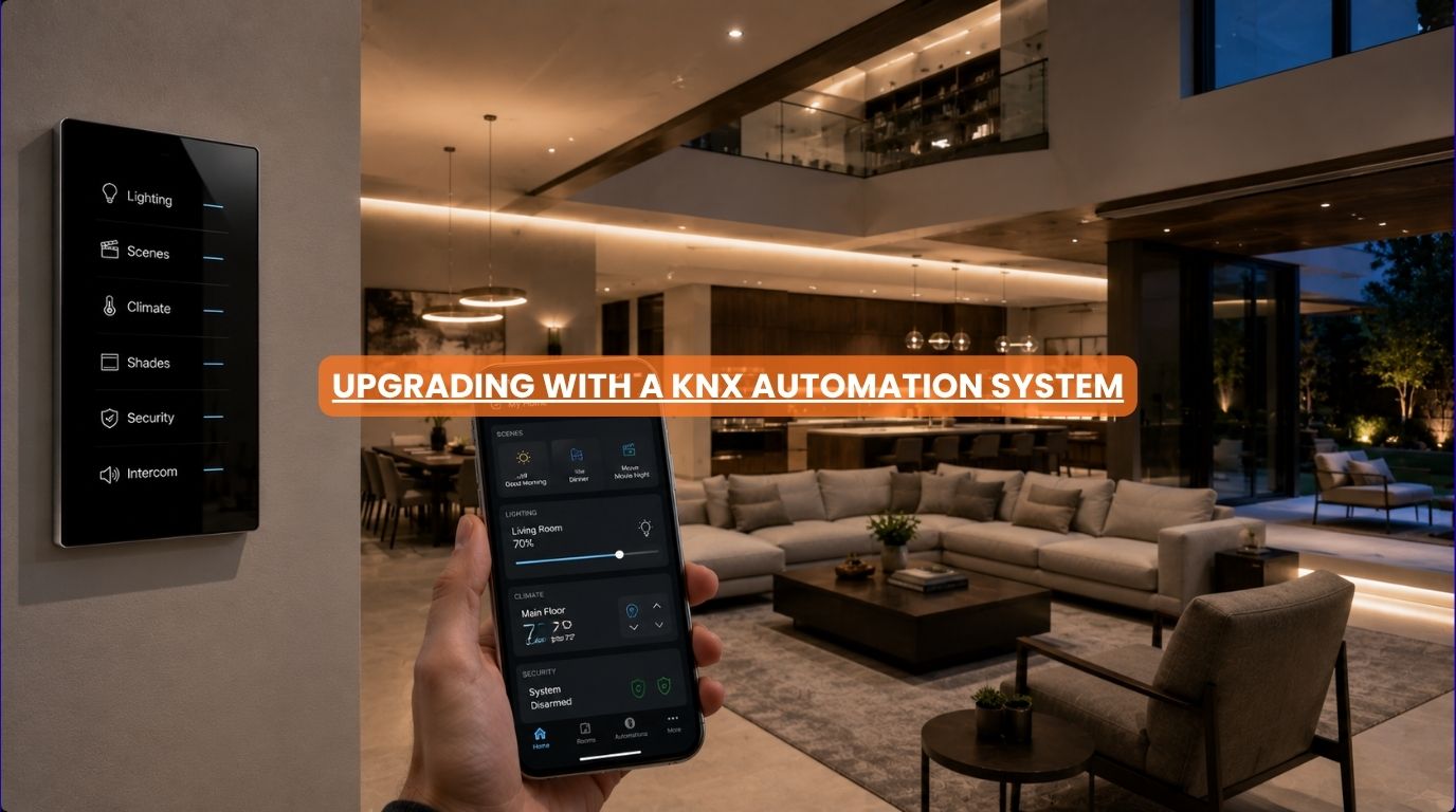 A unified luxury residential space managed effortlessly by a centralized knx automation system