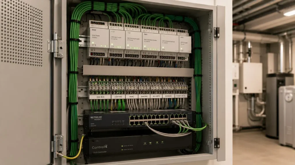 Structured distribution panels that allow a hardwired smart home increase home value appraisal long term.