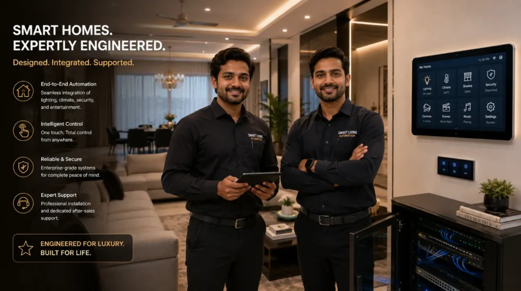 Experienced smart home installer near me delivering professional home automation installation and support for luxury homes.