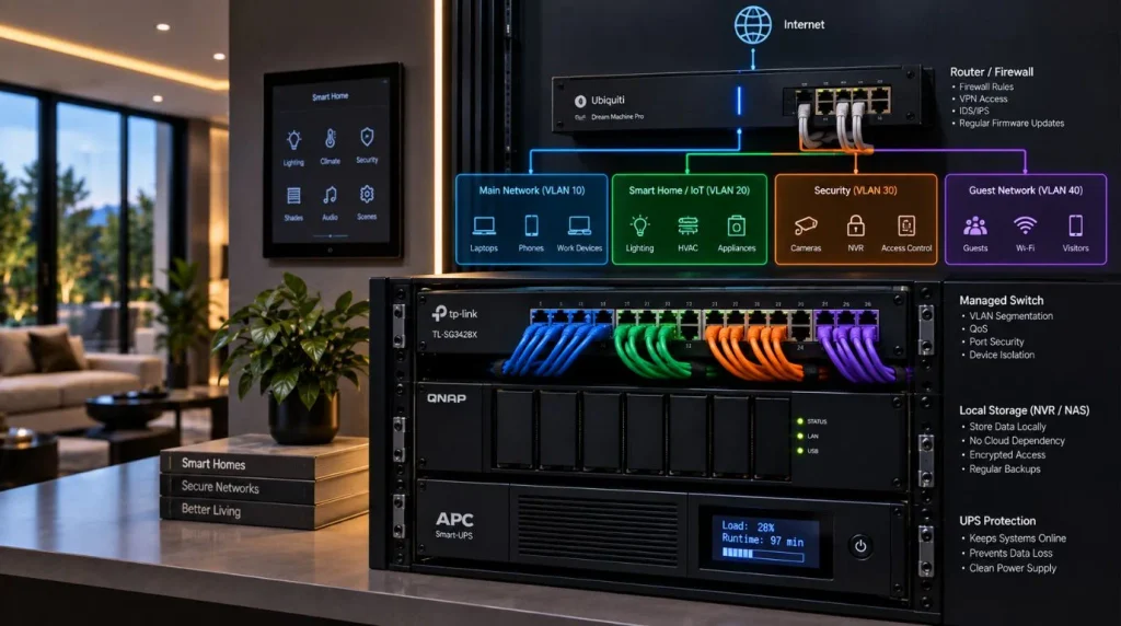 Home Automation Privacy - Keys to securing your smart home router network and connected IoT devices.